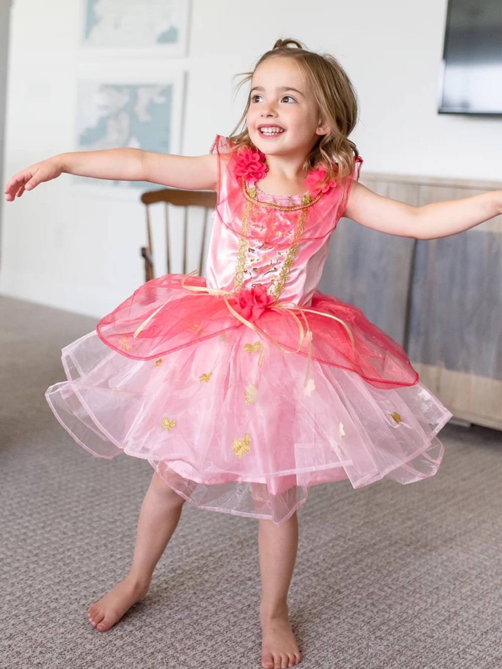 LITTLE ADVENTURES Butterfly Fairy Dress Up Costume